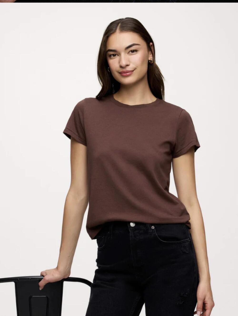 Nuuds Perfect Tee Coffee Brown Size M